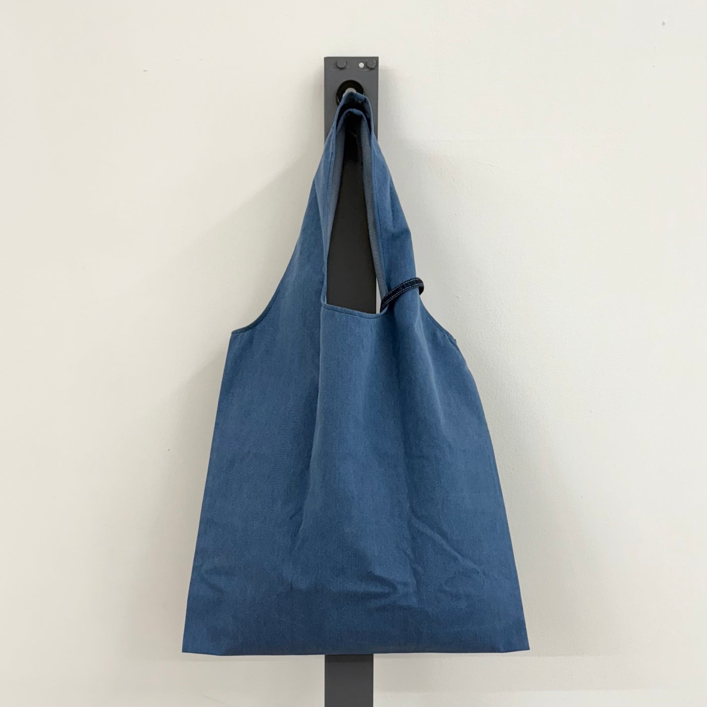 Soft Denim Tote Bag, Blue