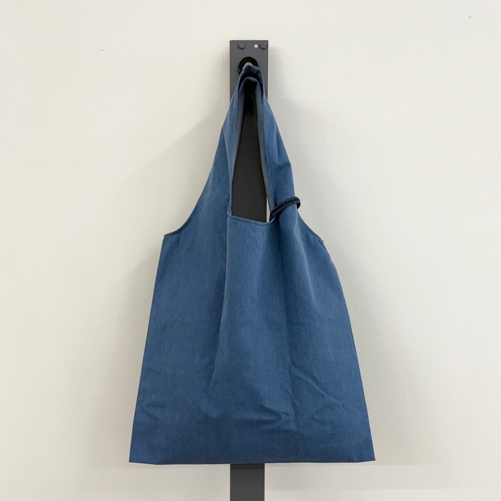 Soft Denim Tote Bag, Blue