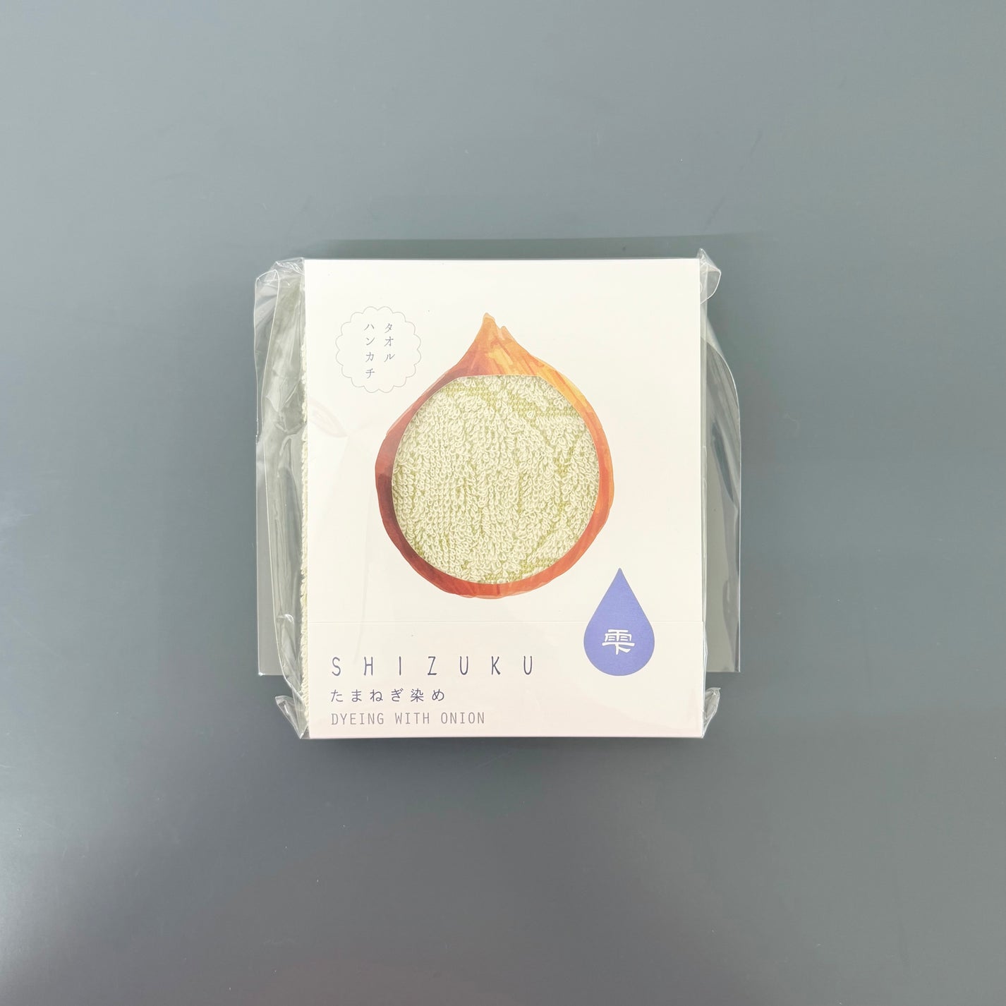 White Onion Natural Dye Washcloth