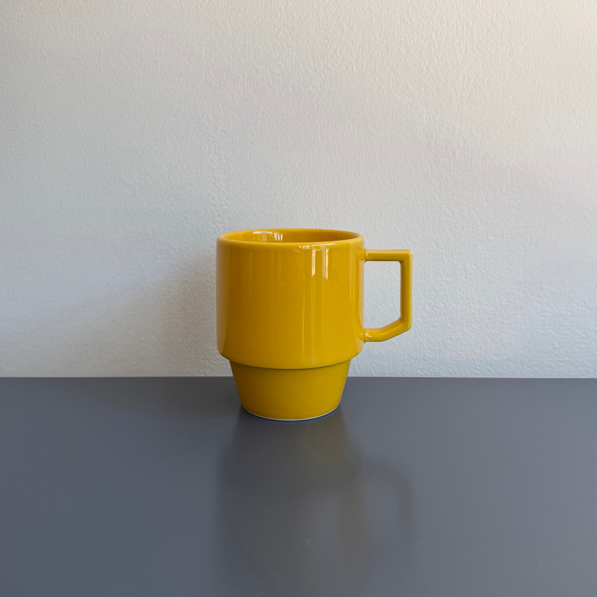Hasami Block Mug, Mustard