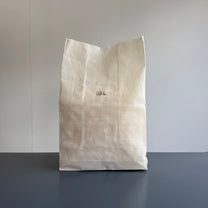 Wax Cotton Grocery Bag 9L, White