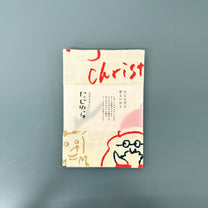 Japanese Tenugui Cloth, Waiting for Christmas