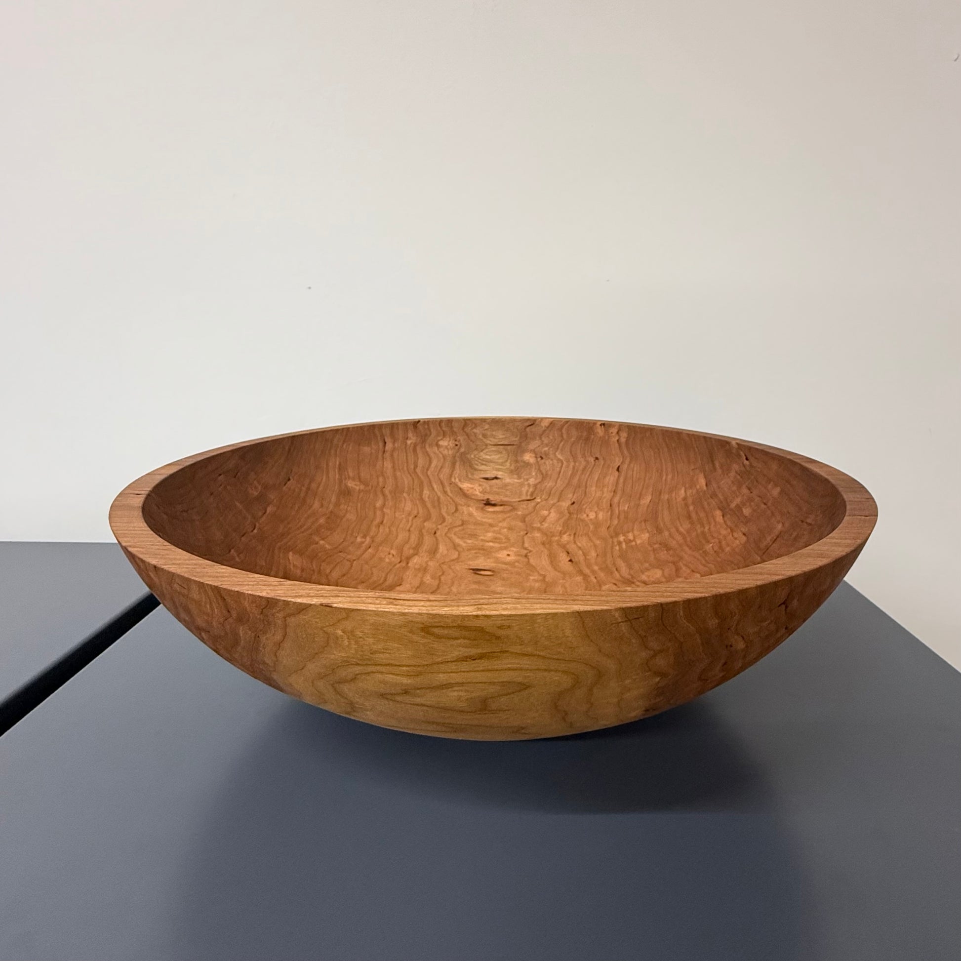 17" Solid Cherry Bowl