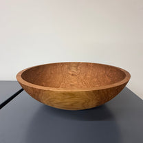 17" Solid Cherry Bowl