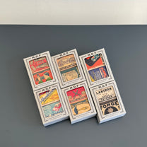 Retro Matchbook Style E, Rust and Shine