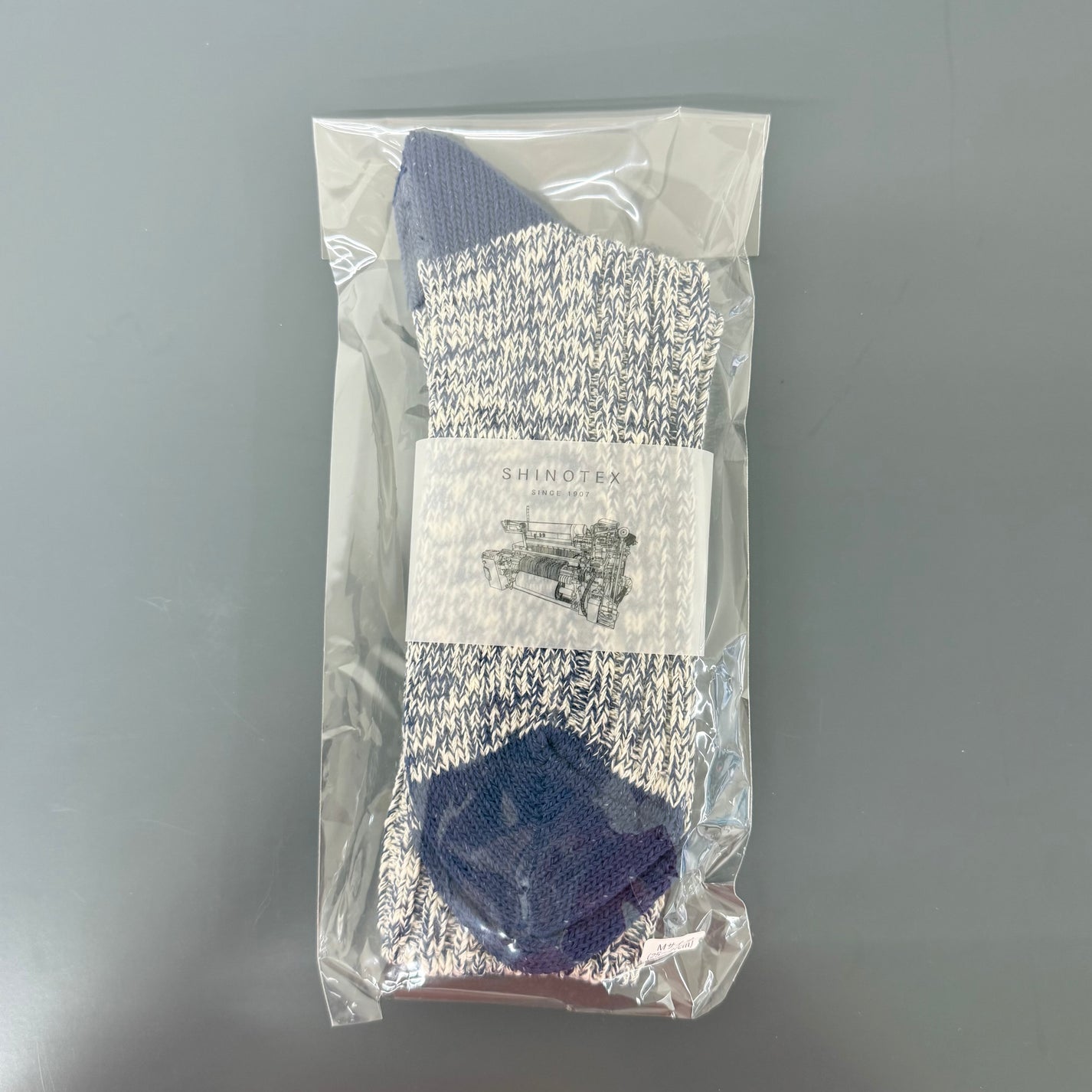 Japanese Crew Socks, Dark Blue