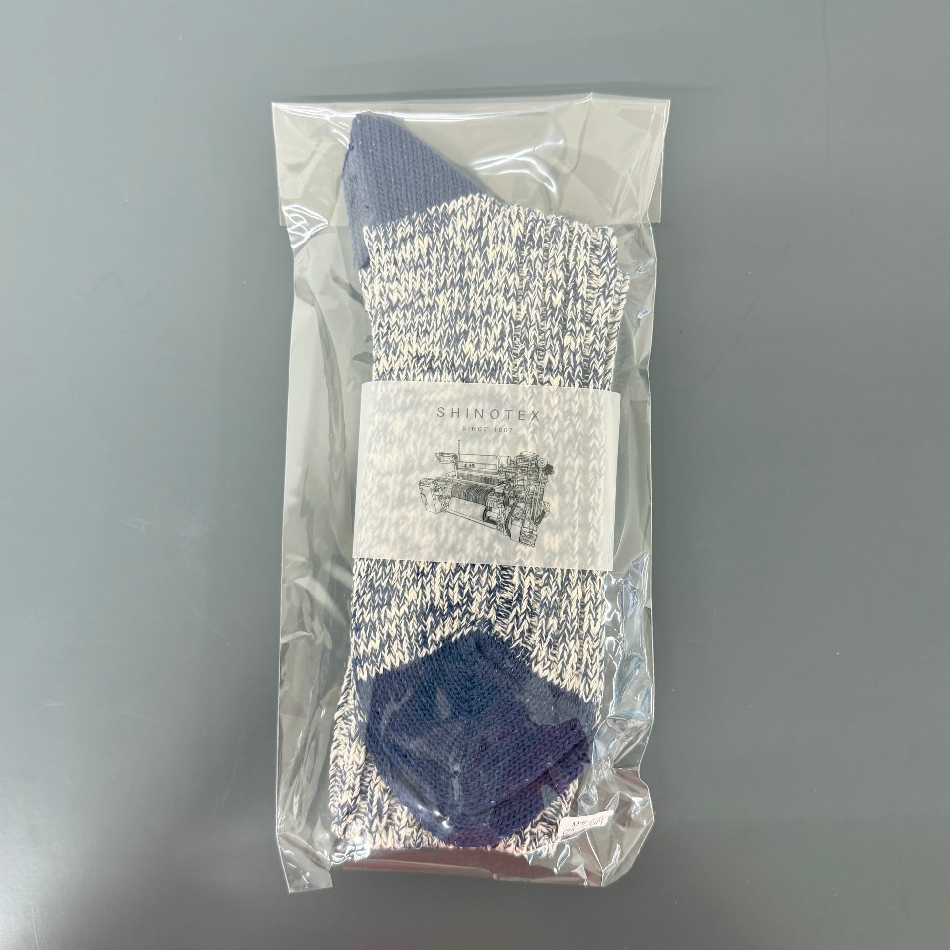 Japanese Crew Socks, Dark Blue