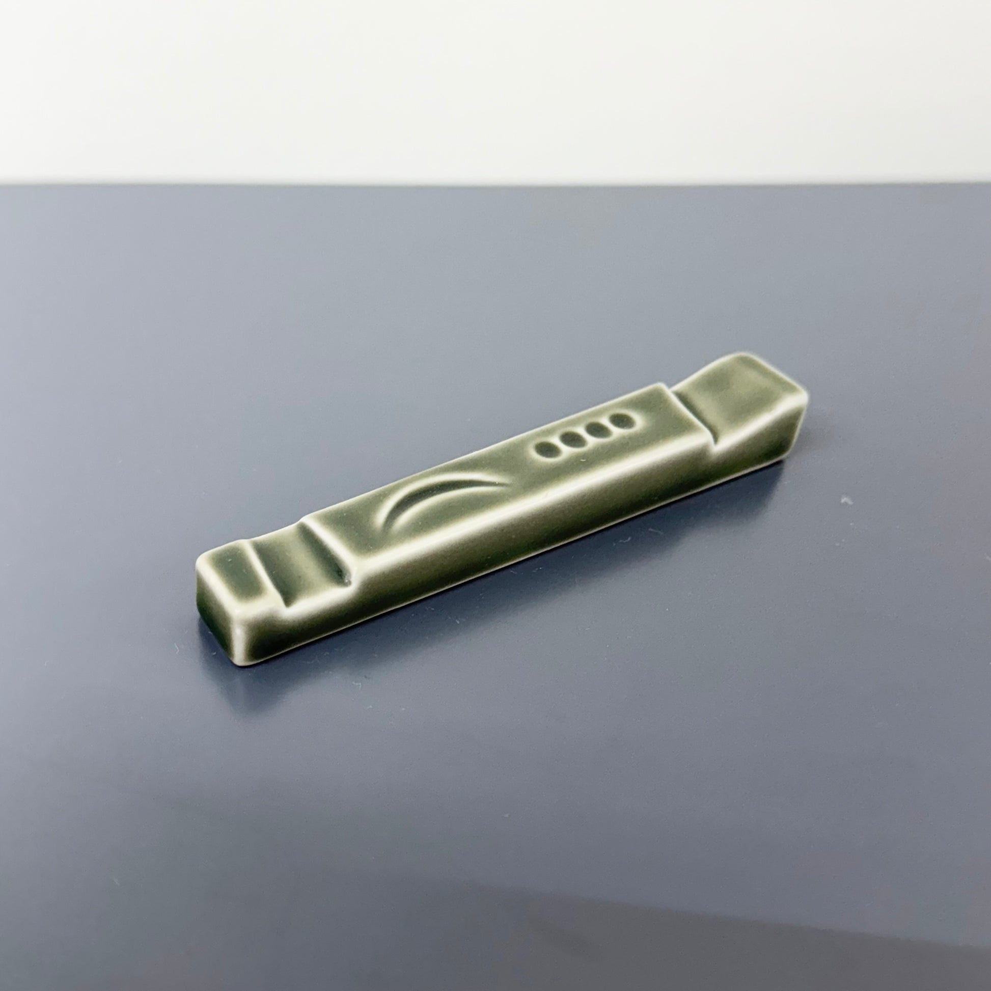 Chopstick and Flatware Holder, Matte Green