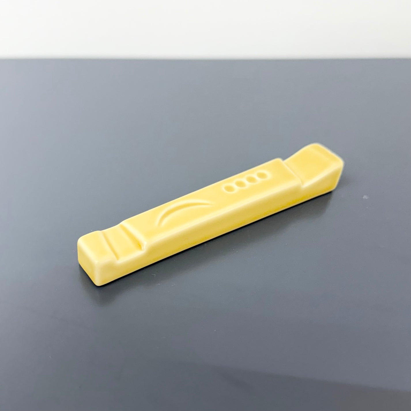 Chopstick and Flatware Holder, Matte Yellow