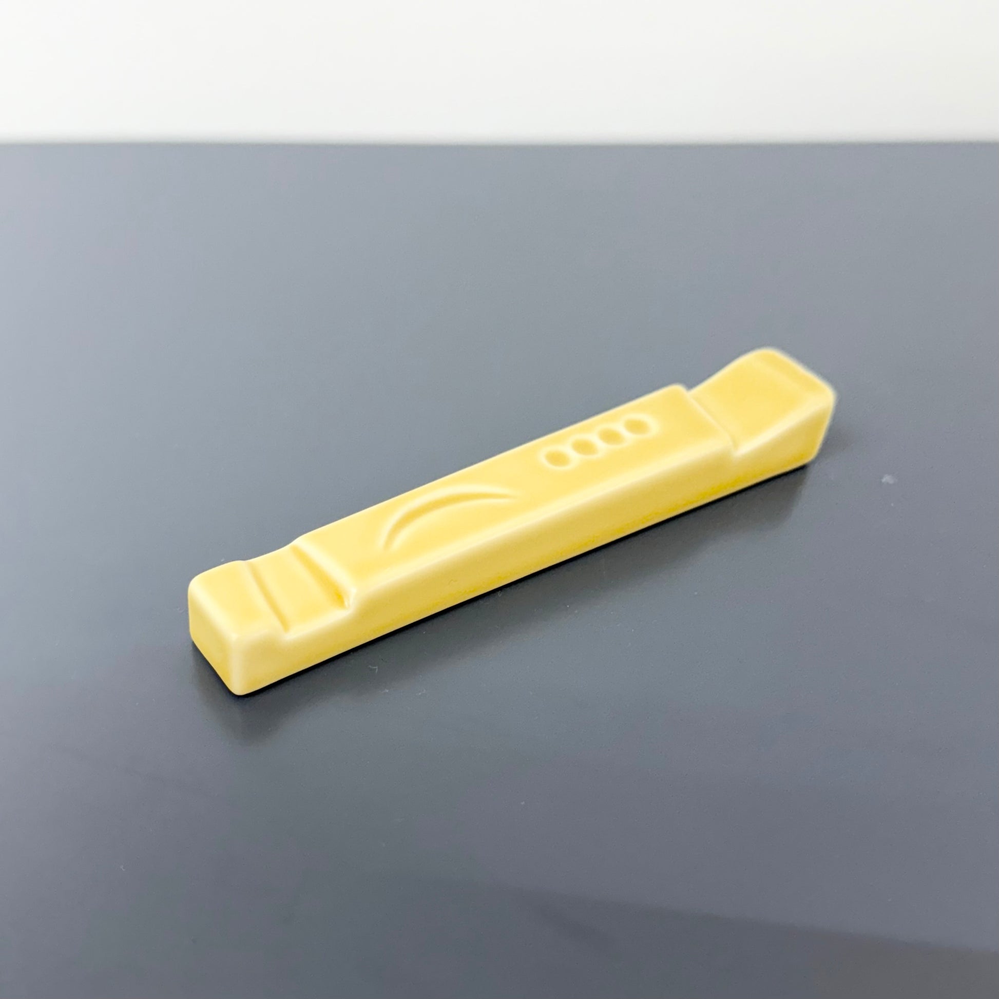 Chopstick and Flatware Holder, Matte Yellow