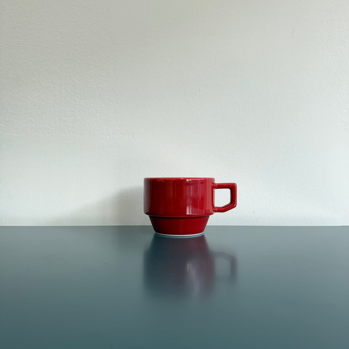 Hasami Block Mug, Red