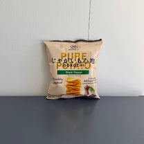 Koikeya Pure Potato Chips, Black Pepper
