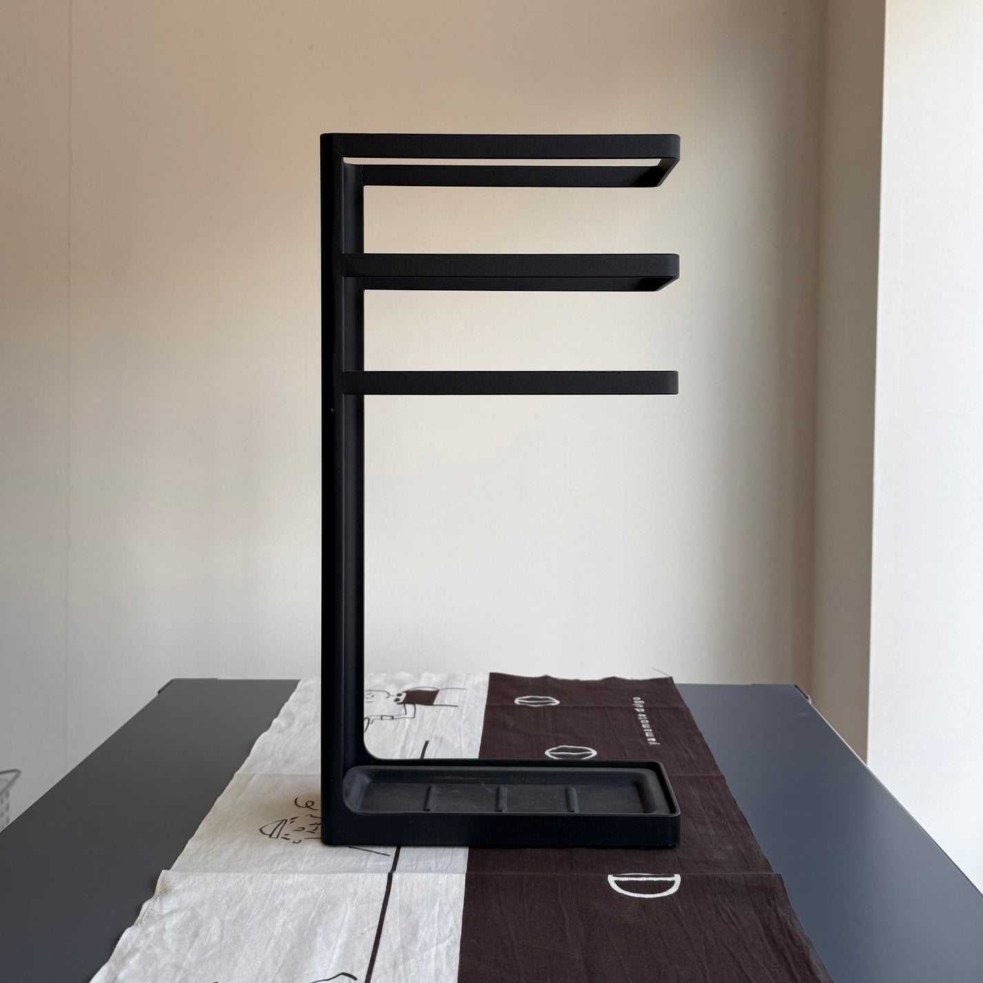 Yamazaki Layer Umbrella Stand, Black