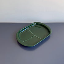 Mogumogu Kids Plate, Green