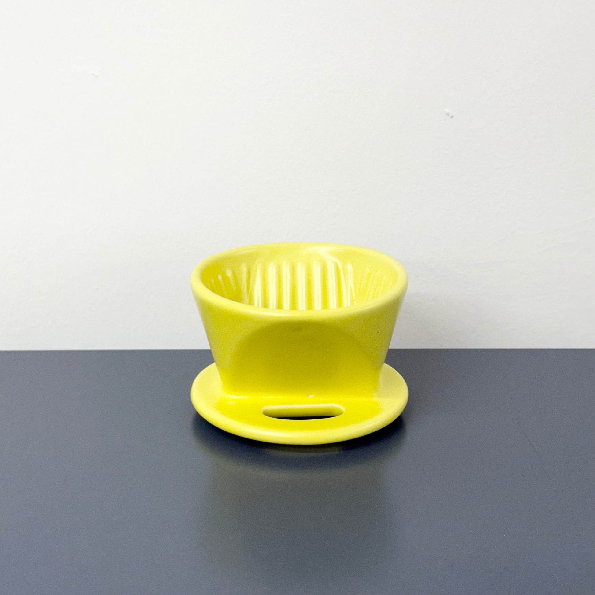 Ceramic Coffee Dripper, Yellow