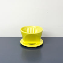 Ceramic Coffee Dripper, Yellow
