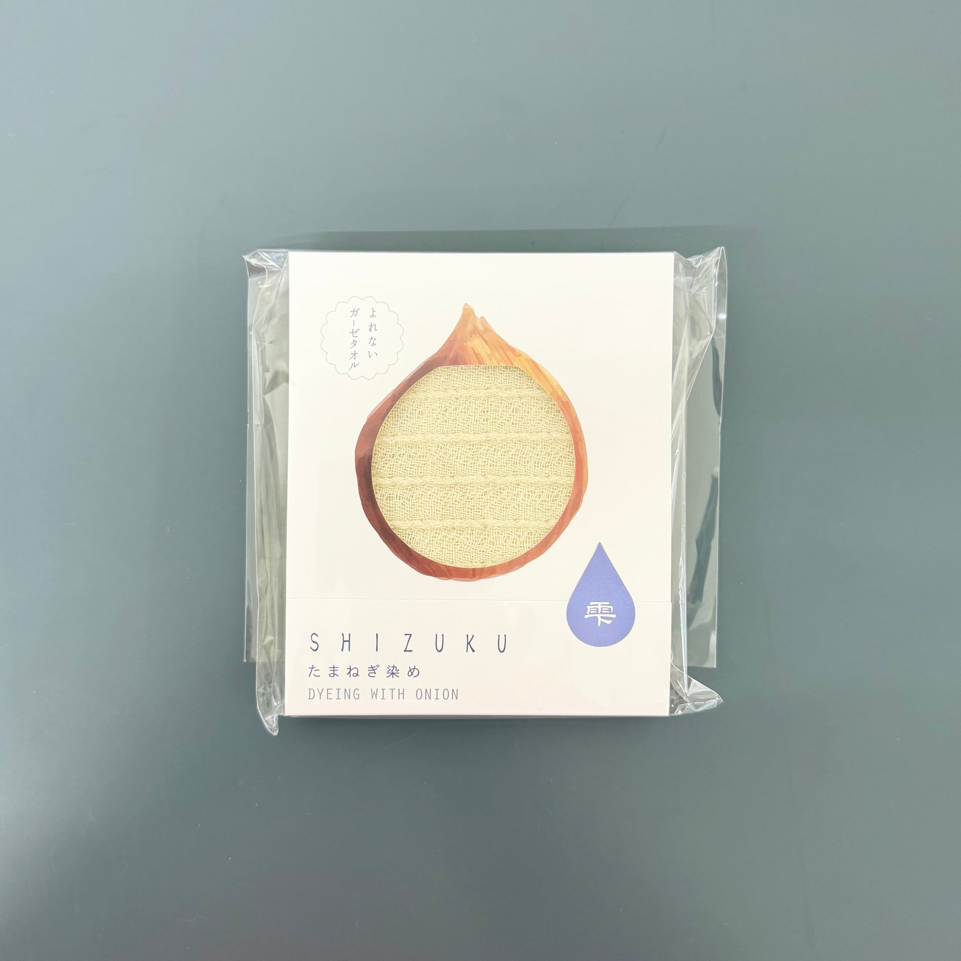 White Onion Natural Dye Washcloth