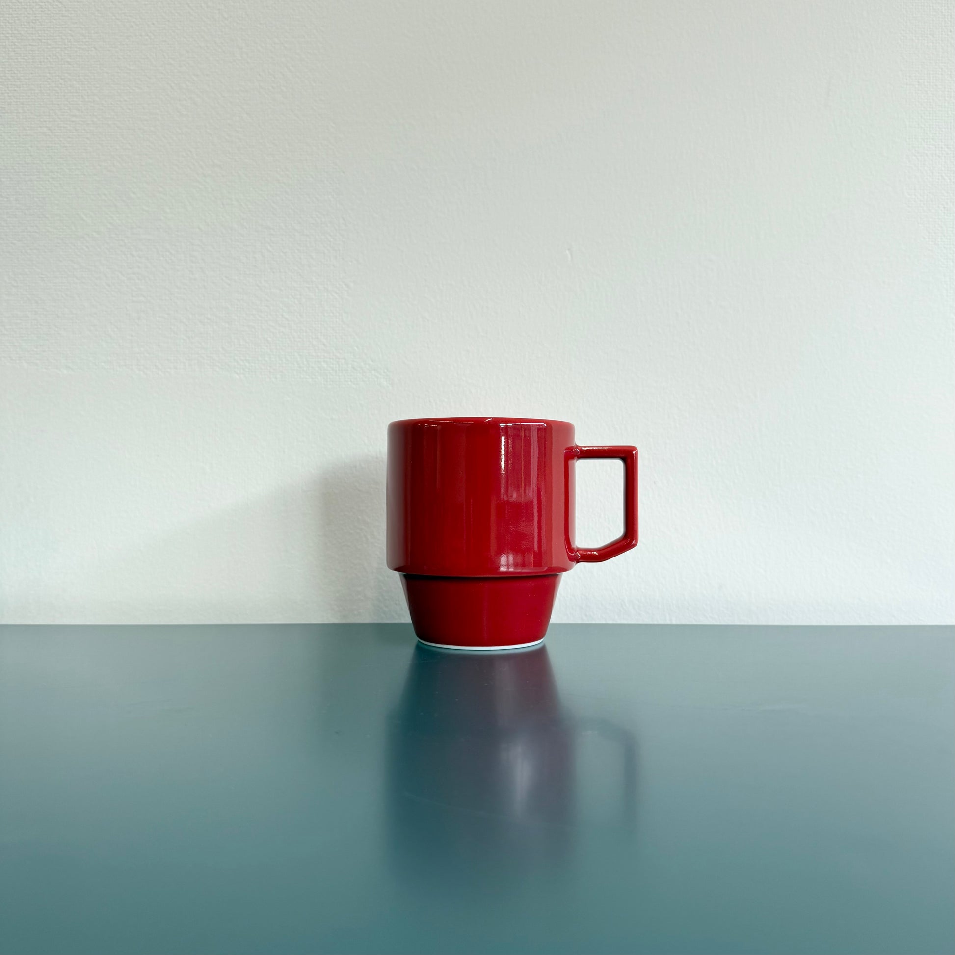 Hasami Block Mug, Red