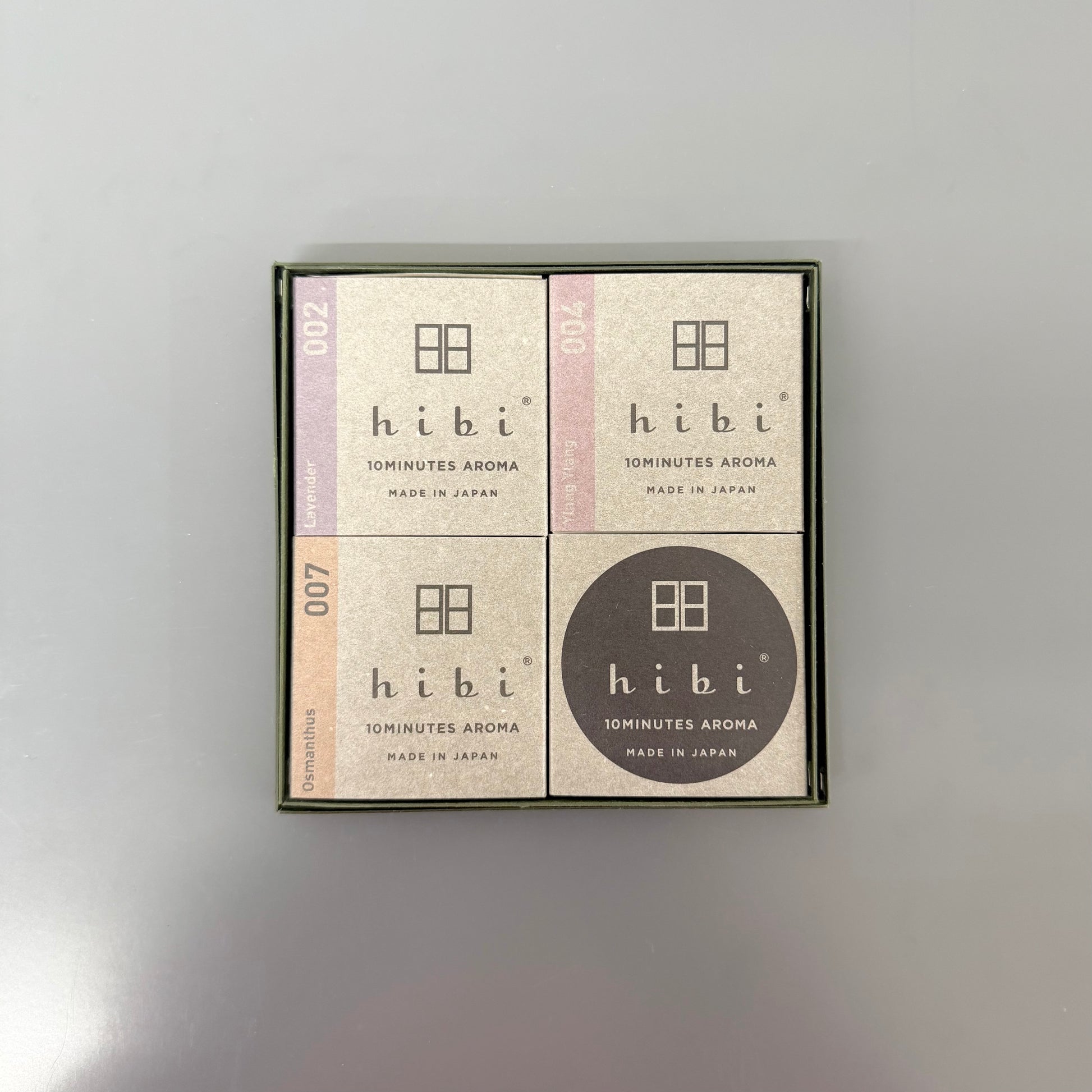 Match Incense, Gift Box of 3 Holiday Scents
