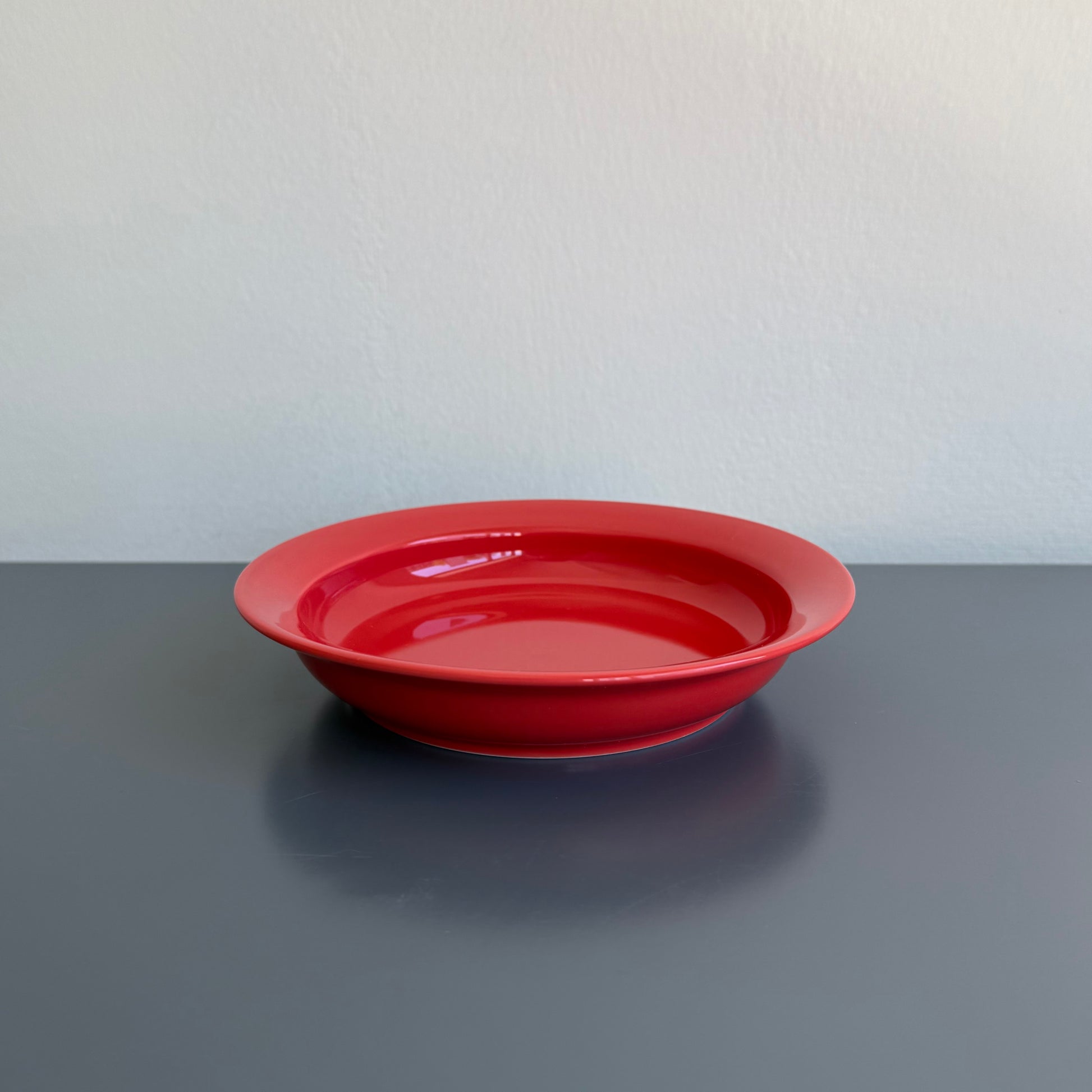 Mogumogu Kids Soup Bowl, Red