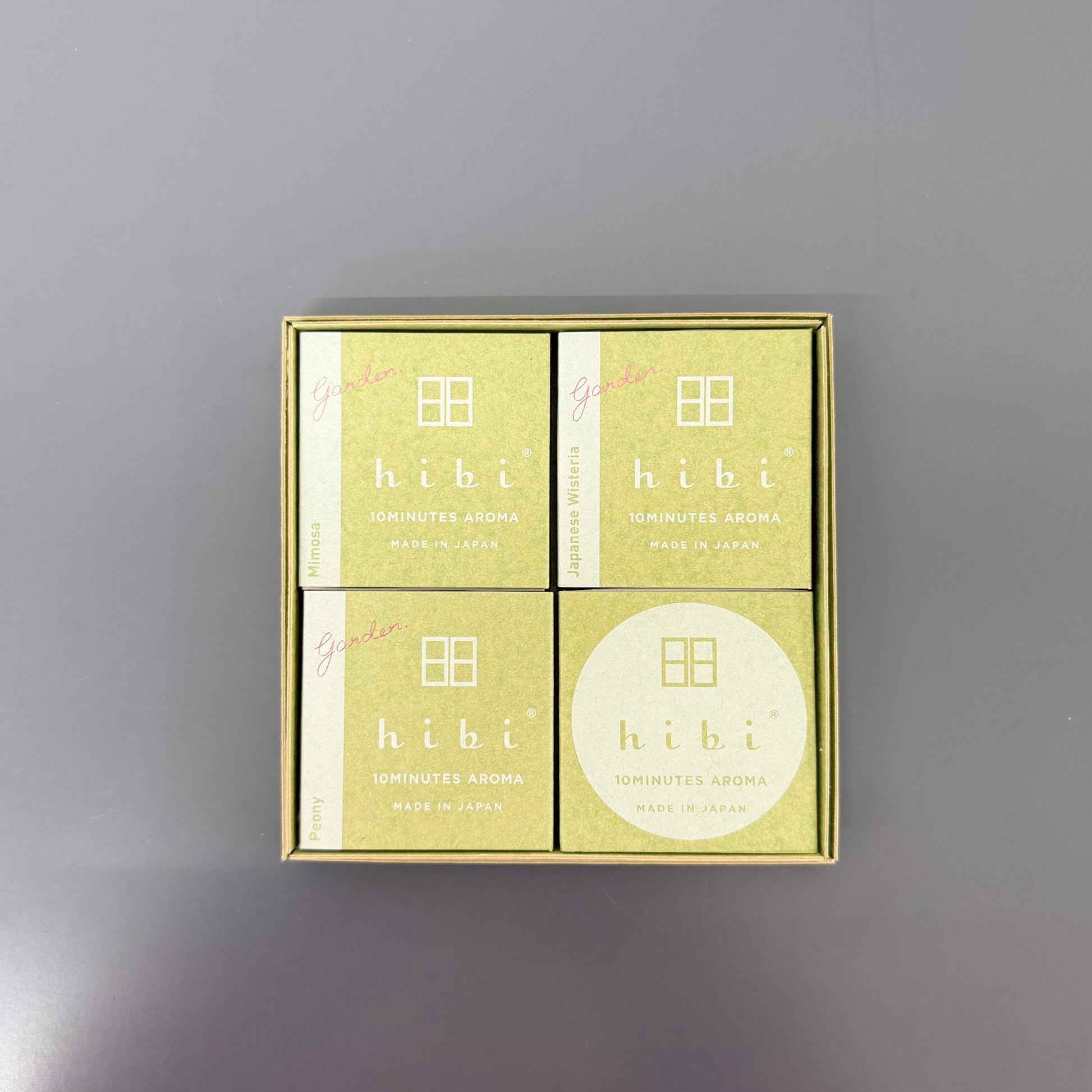 Match Incense, Gift Box of 3 Garden Scents