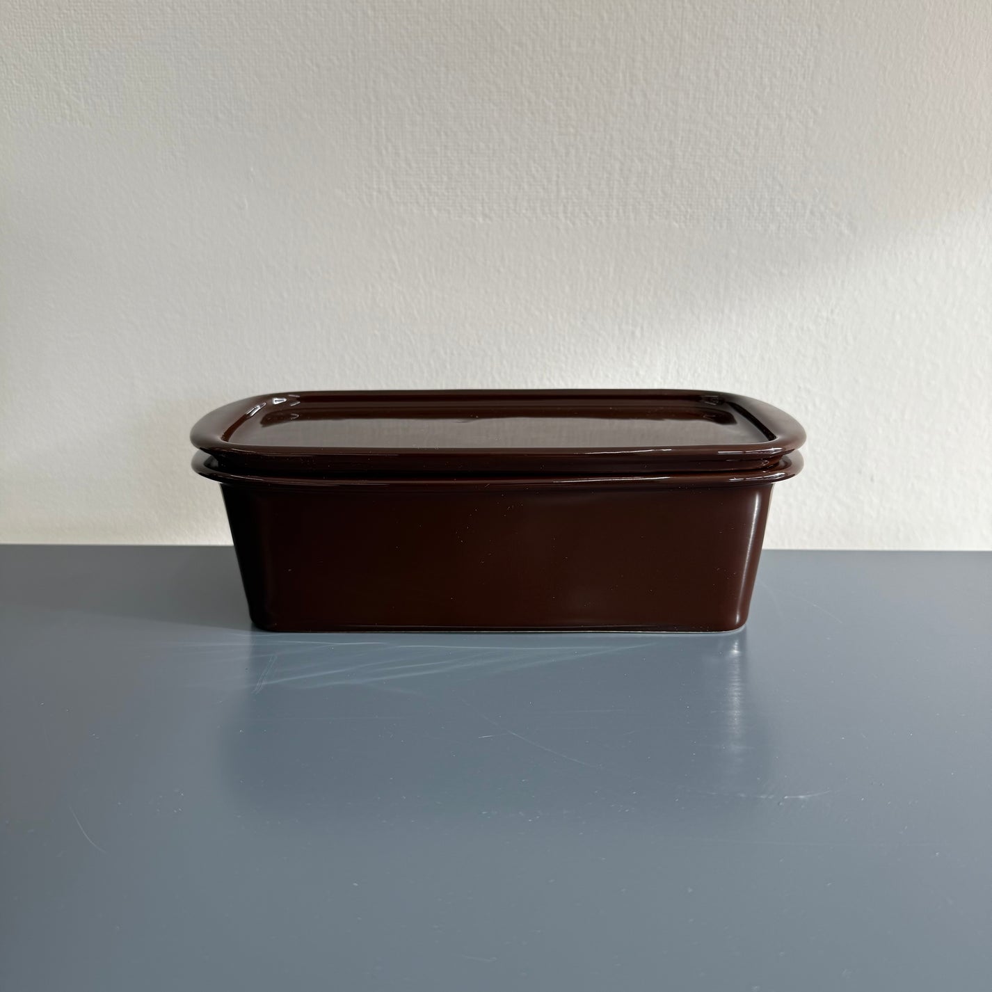 Medium Ceramic Canister, Brown