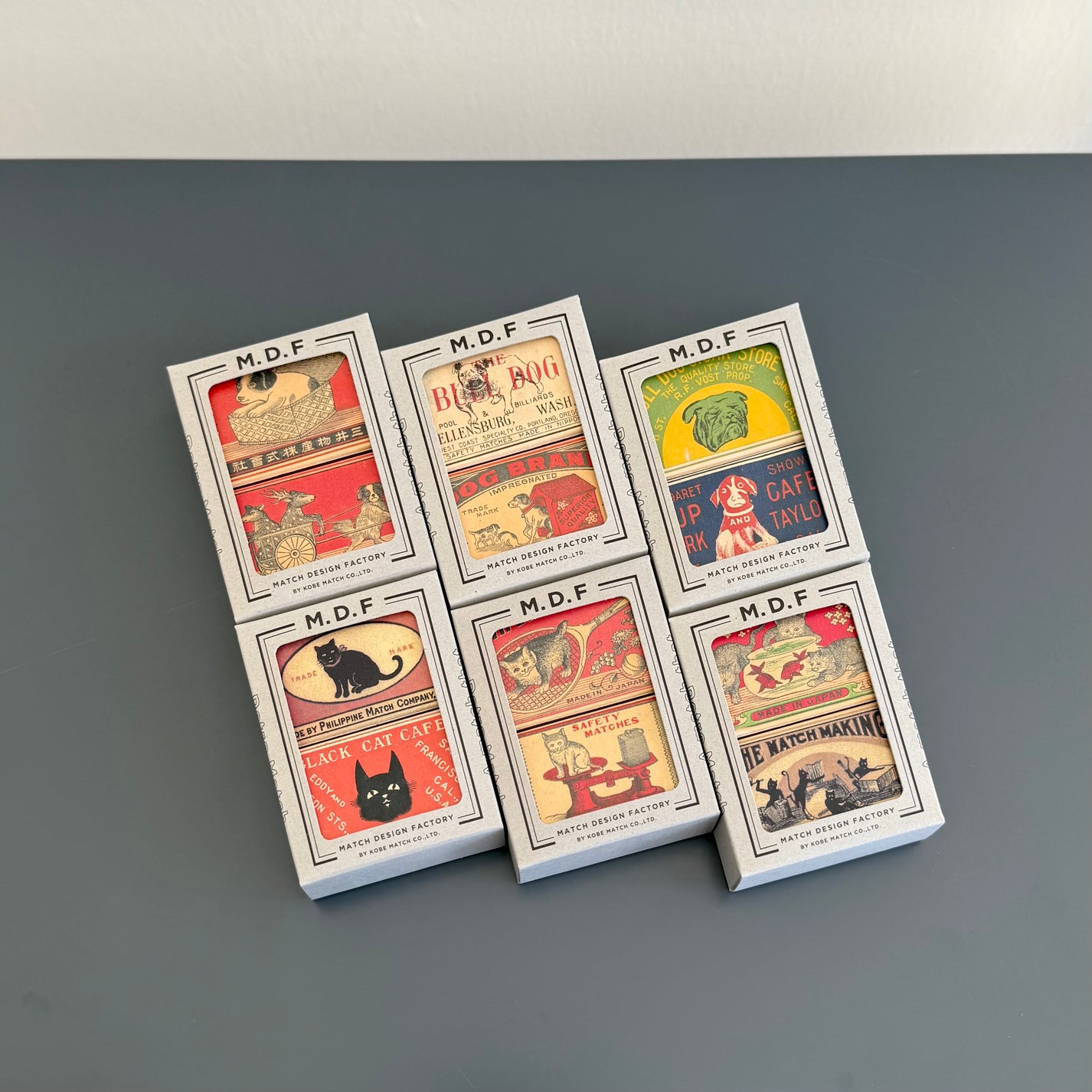 Retro Matchbook Style B, Family Pets