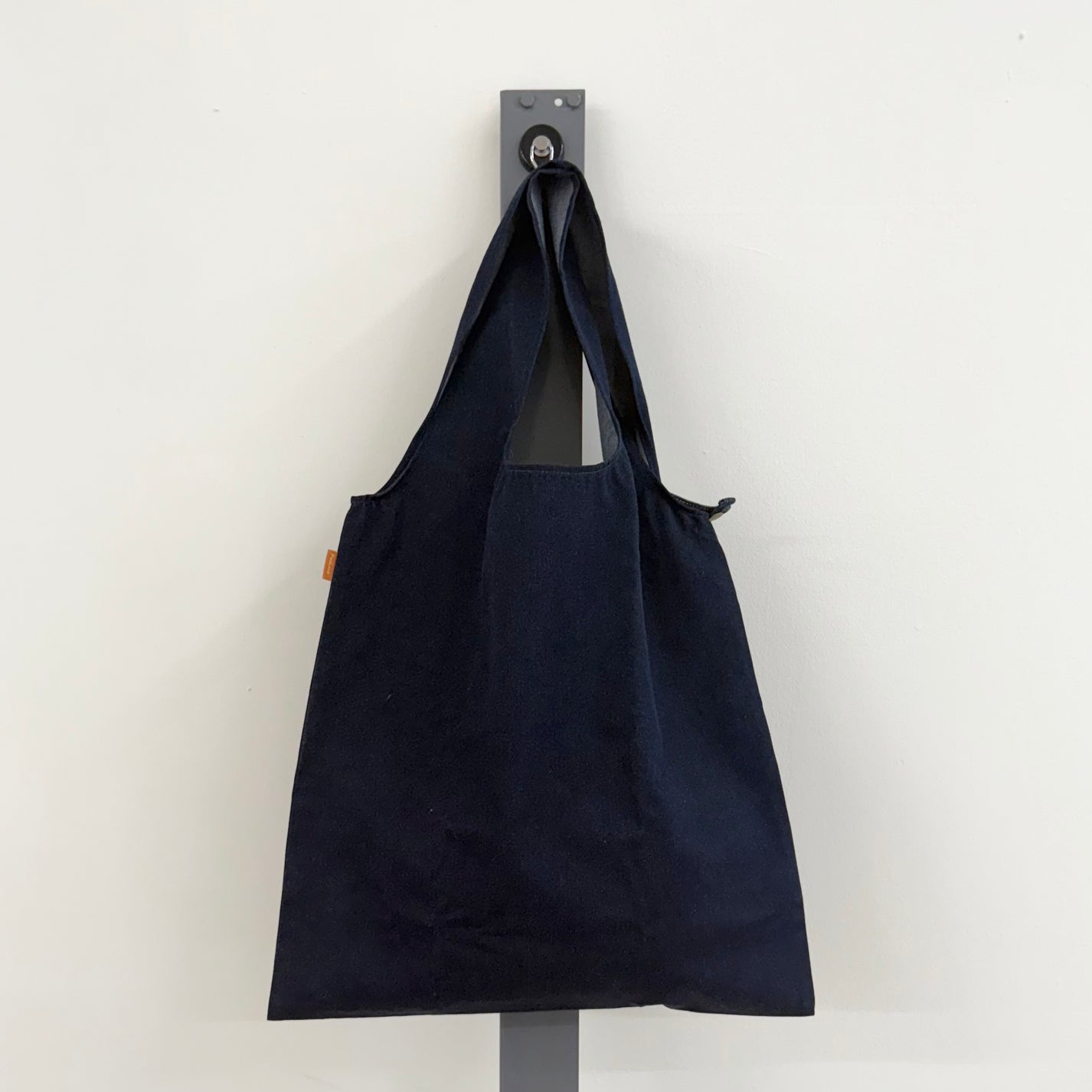 Soft Denim Tote Bag, Navy