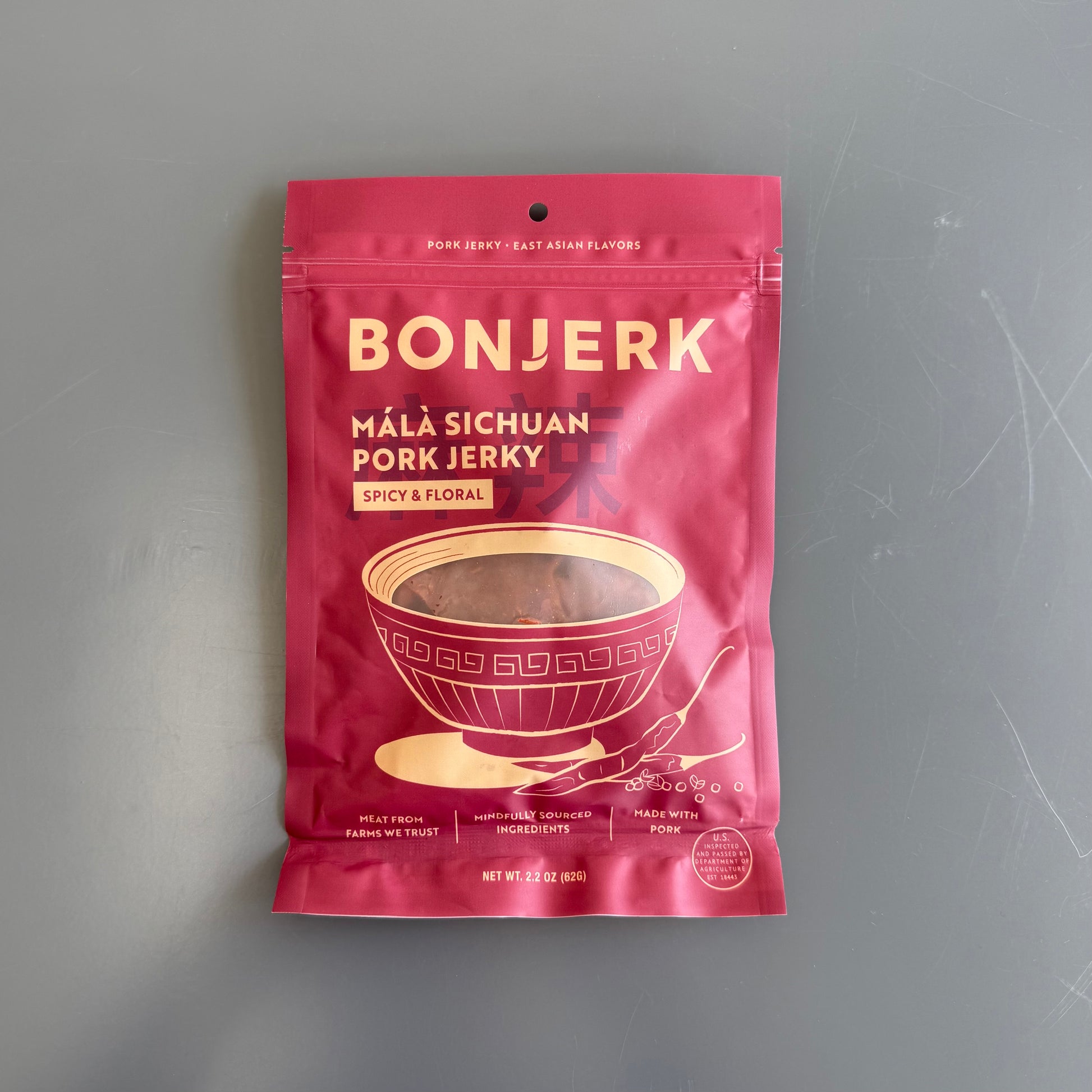 Mala Sichuan Pork Jerky