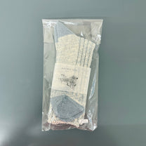 Japanese Crew Socks, Light Blue