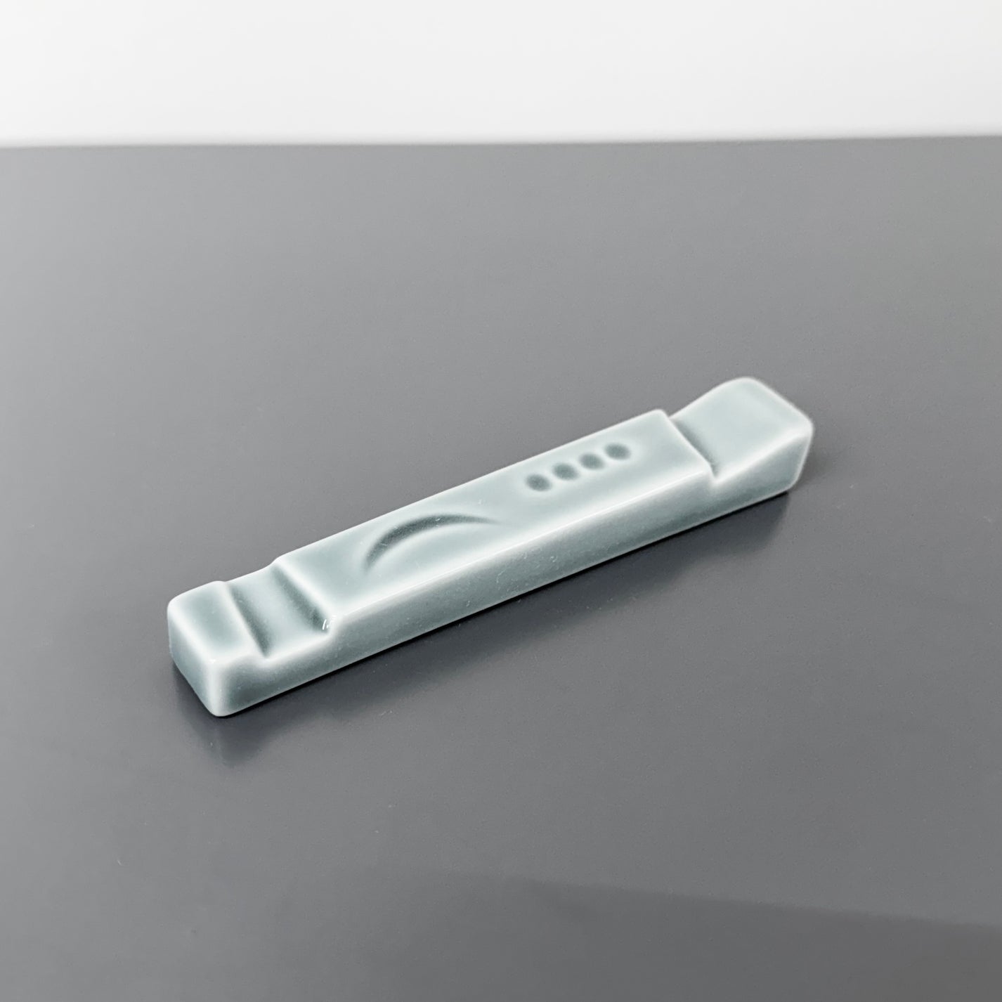 Chopstick and Flatware Holder, Glossy Mint